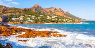 Hiking in the Massif de l'Estrel.