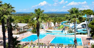 Campingplads med familievandland ved Frjus.