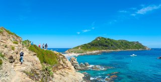 Familievandreture i Var nr campingpladsen.